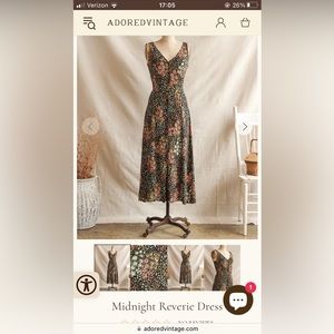 Adored Vintage Midnight Reverie Dress